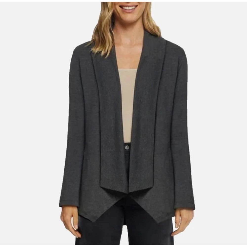 Max & Mia Women's Open Front Drape Cardigan, Heather Charcoal, Size: 2XL, New